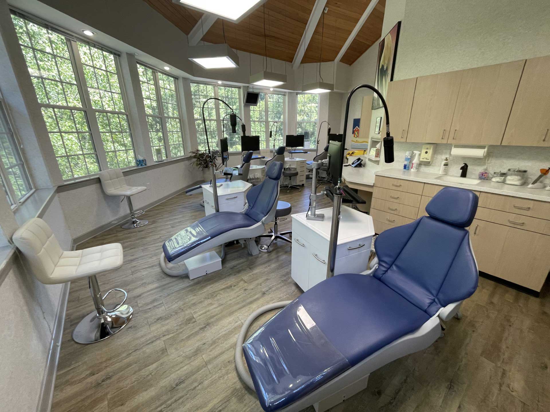 Mitchell, Bartlett & Bell Orthodontics treatment room